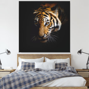 Naturens vilda djur - Tiger Canvas