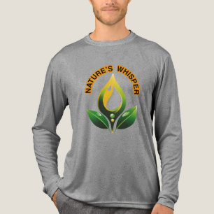 “Naturens viskning, lyssna noga, tillväxt i tystna T Shirt