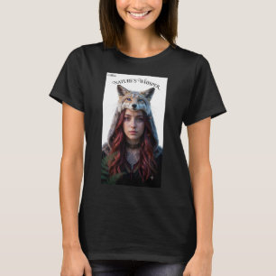 Naturens viskning räv huvva kvinna Ekologisk T-shi T Shirt