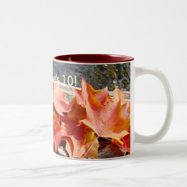 Natures 10! Höstlöv Kaffe Kopp Designer (Höger)