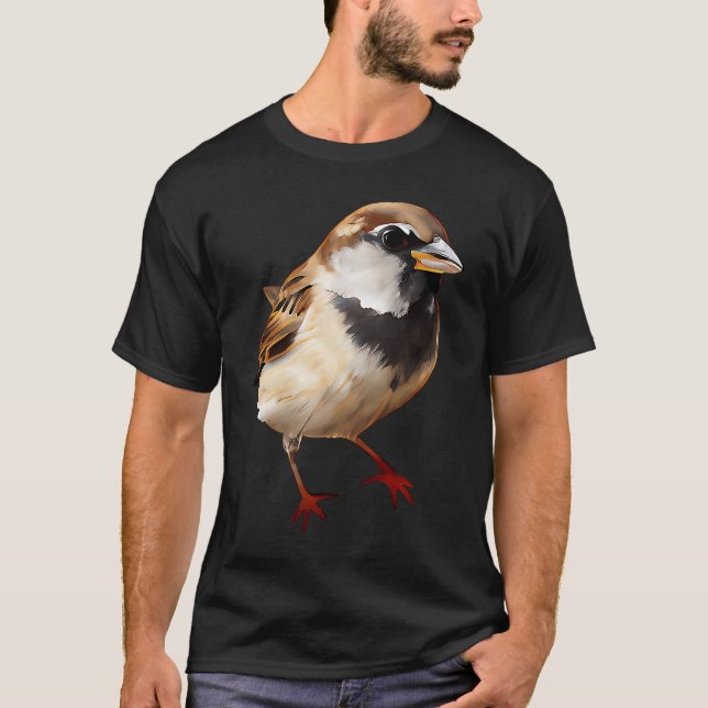 Nature's beauty  House Sparrow  1 T Shirt (Framsida)