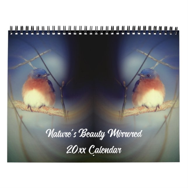 Nature's Beauty Mirrored Photography  Kalender (Omslag)