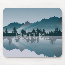 Nature's Beauty Mountain Reflection Mouse Pad Musmatta