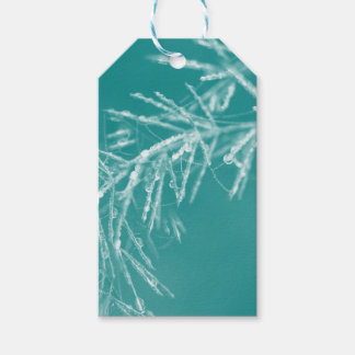 Natures Christmas Decorations Presentetikett