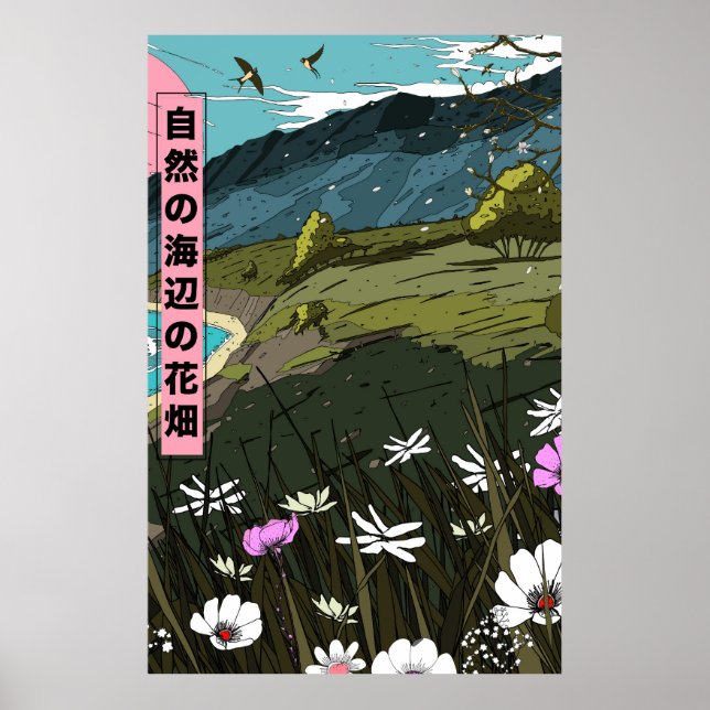 Natures Costal Meadow Poster (Framsidan)