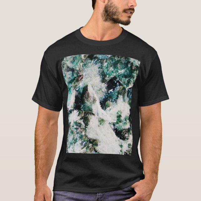 Natures Crystal Duet T Shirt (Framsida)