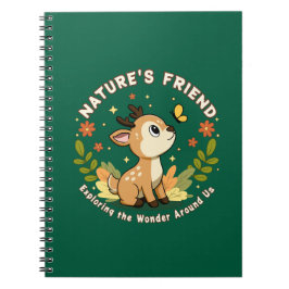 Nature's Friend Cute Fawn Woodland Animal Anteckningsbok