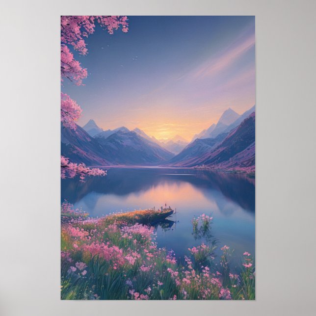 Nature's Majesty at Dusk Poster (Framsidan)