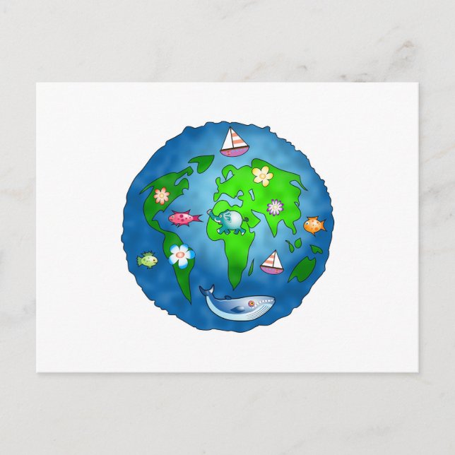 Natures Planet Vykort (Framsida)