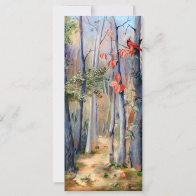 Natures Väg Cardinal Bookmark (Framsida)