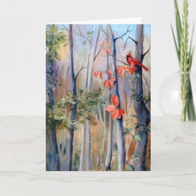 Natures Väg-kardinalkort, tomt Kort (Framsida)