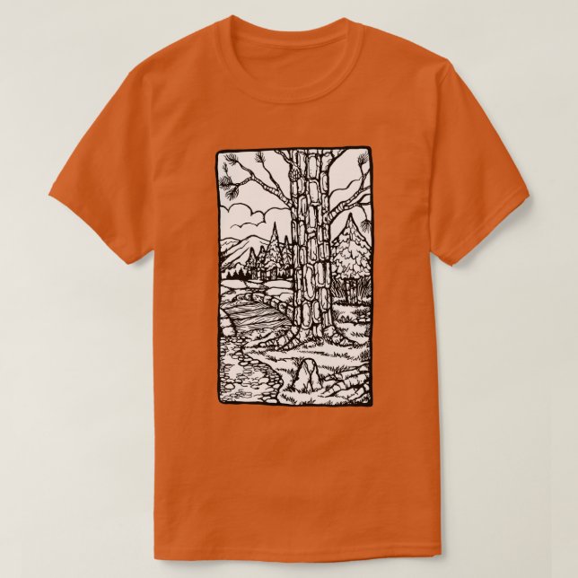 Natures Väg T Shirt (Design framsida)