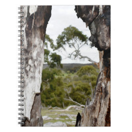 Nature's Window Spiral Notebook Anteckningsbok