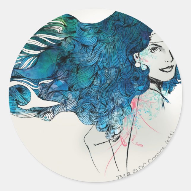 Naturess Design 5 Runt Klistermärke (Framsida)