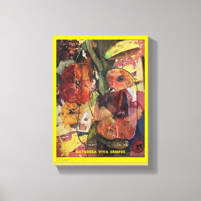 NATUREZA VIVA - Impressão em Tela Canvastryck (Framsida)
