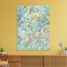 Naturfantasy - Vintage Abstrakt Canvas Art