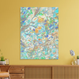 Naturfantasy - Vintage Abstrakt Canvas Art
