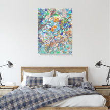 Naturfantasy - Vintage Abstrakt Canvas Art