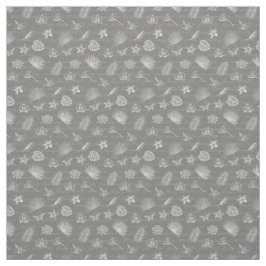 Naturfjäril från Luxury Modern Tropical Silver Tyg