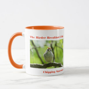 Naturfoto Chipping Sparrow Birder Mugg