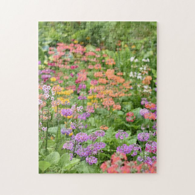 Naturfoto för WildblommPatch-Blomsterträdgård Pussel (Vertikal)