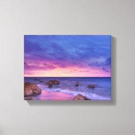 Naturfoto i bergsområden och Sjö Canvastryck