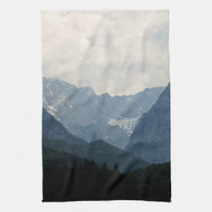 Naturfoto i Scenia Alpine Mountains Kökshandduk