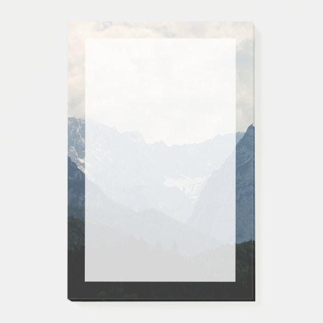 Naturfoto i Scenia Alpine Mountains Post-it Block (Framsida)