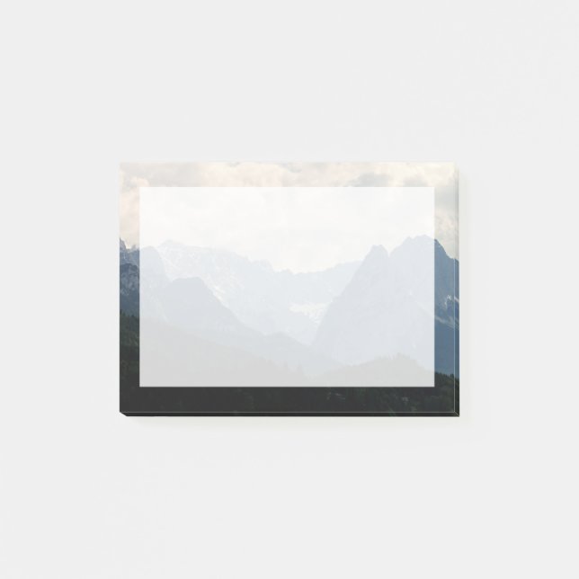 Naturfoto i Scenia Alpine Mountains Post-it Block (Framsida)