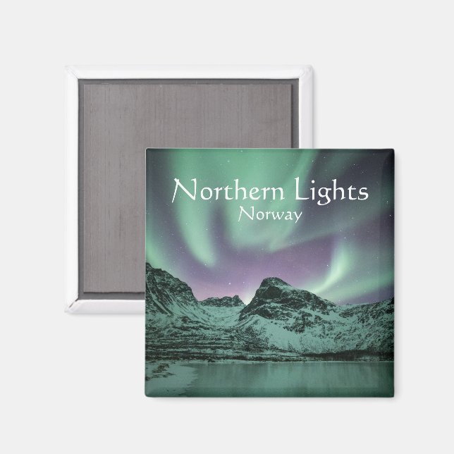 Naturfoto på Norrsken Magnet (Front/Back)