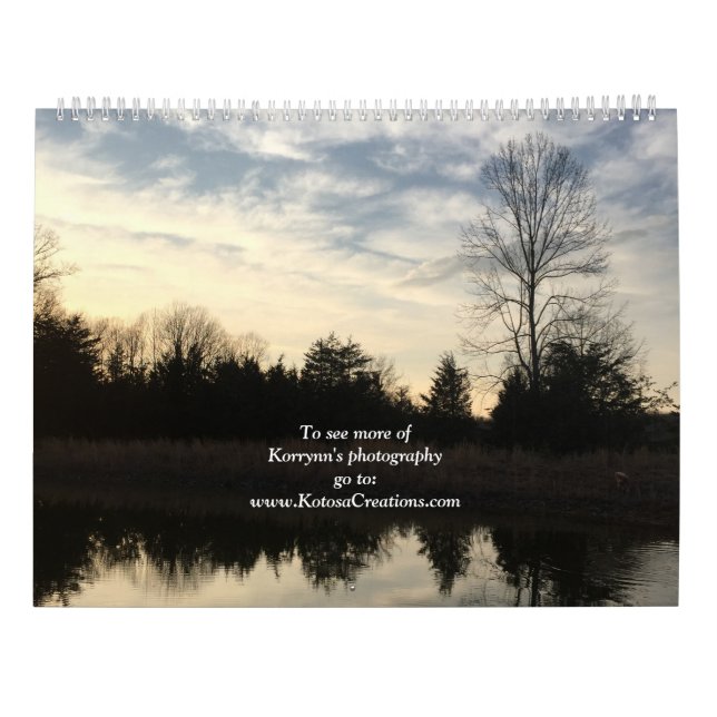Naturfotografi 2020 Korrynn Kalender (Baksida)