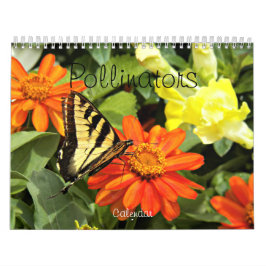 Naturfotografi av pollinatorer kalender