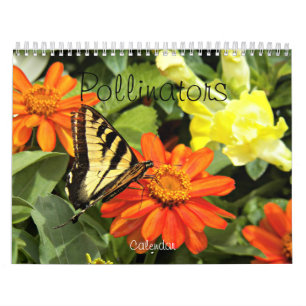 Naturfotografi av pollinatorer kalender