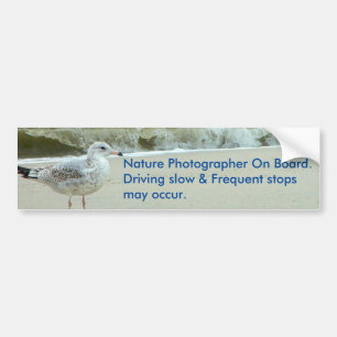 Naturfotografi ombord på sprutan bildekal