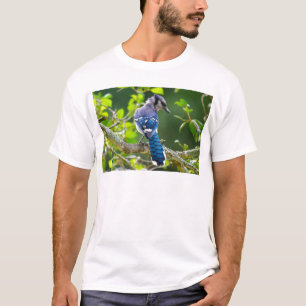 Naturfotografi Shy Blue Jay Apparel Gifts Shy Blue Tee