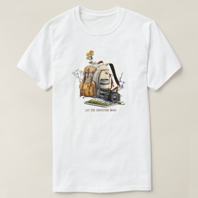 Naturfotografi T-Shirt (Design framsida)