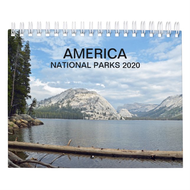 Naturfotokalender för Amerika National Parker 2020 Kalender (Omslag)
