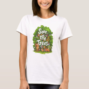 Naturharmoni: Spara i Träd T Shirt