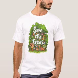 Naturharmoni: Spara i Träd T Shirt