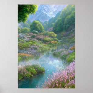 Naturharmoni, sping liggande poster