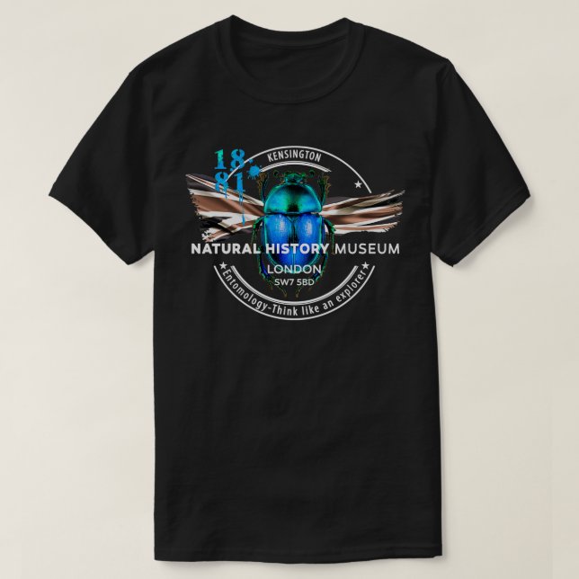 Naturhistoriens museum t shirt (Design framsida)