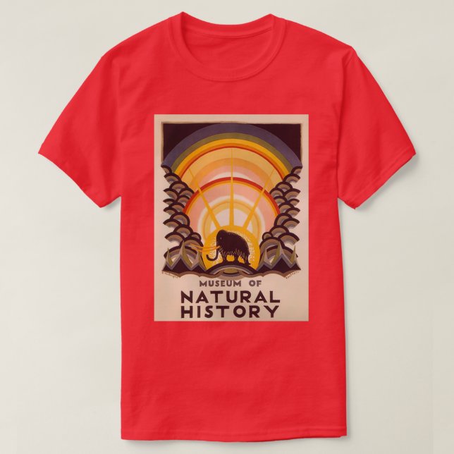 Naturhistoriens museum t shirt (Design framsida)