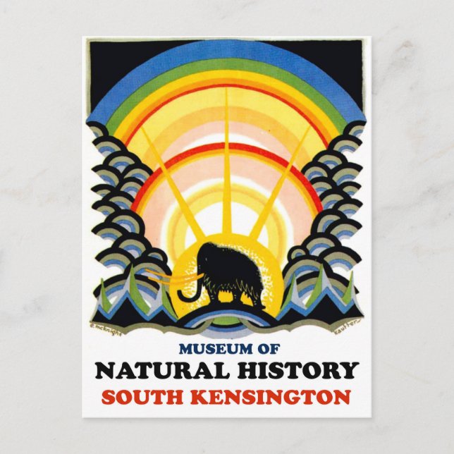 Naturhistoriska museet, South Kensington Vykort (Framsida)