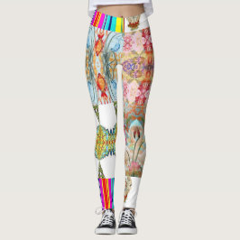 NATURINSPIRED DESIGNER COLLAGE LEGGINGS