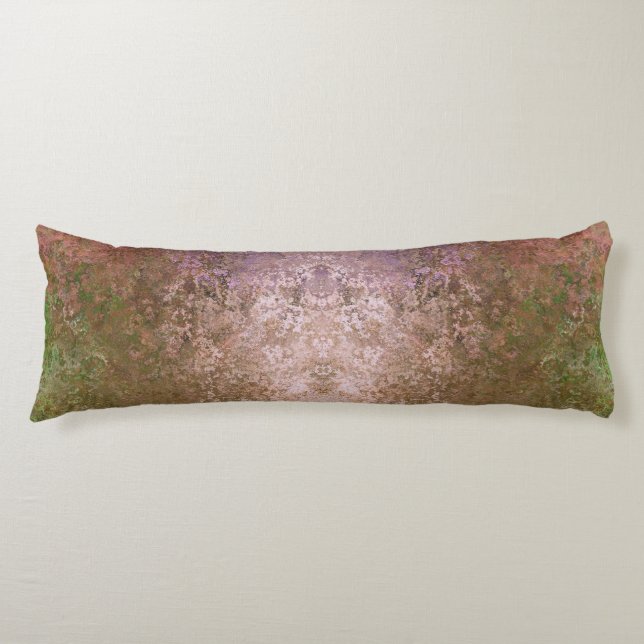 Naturinspirerad Abstrakt Alkohol Bläck Kroppskudde (Framsidan)