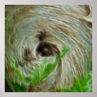 Naturinspirerad bikupa konst poster