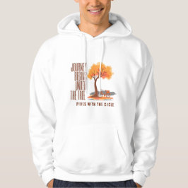 Naturinspirerad "Circle of Life" Estetisk T-shirt Hoodie