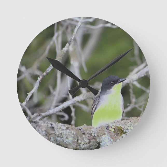Naturinspirerad design rund klocka (Framsida)