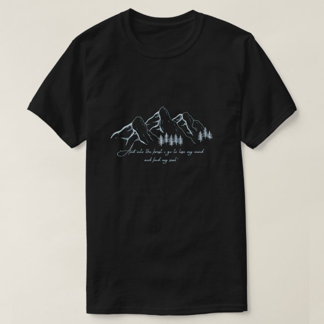 Naturinspirerad grafik T-Shirt (Design framsida)
