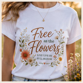 Naturinspirerad grafisk t-shirt för kvinnor med fe